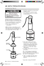 Preview for 208 page of KitchenAid 5KHB2531 Owner'S Manual