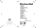 KitchenAid 5KRAV Use & Care Manual preview