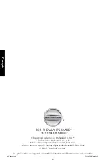 Preview for 61 page of KitchenAid 5KRAV Use & Care Manual