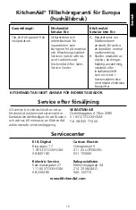 Preview for 140 page of KitchenAid 5KRAV Use & Care Manual