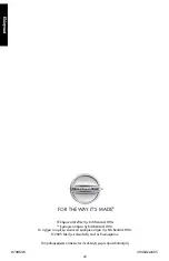 Preview for 261 page of KitchenAid 5KRAV Use & Care Manual