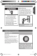 Preview for 11 page of KitchenAid 5KSB5080 Manual