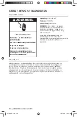 Preview for 186 page of KitchenAid 5KSB7068 Owner'S Manual