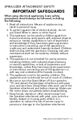 Preview for 4 page of KitchenAid 5KSM1APC Instructions Manual