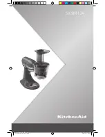 KitchenAid 5KSM1JA Manual предпросмотр