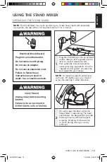 Preview for 15 page of KitchenAid 5KSM3311 Owner'S Manual