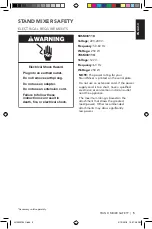 Preview for 5 page of KitchenAid 5KSM3311X Manual