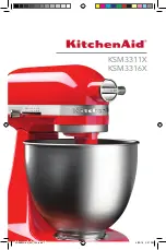 Preview for 1 page of KitchenAid 5KSM3311XBBM Manual