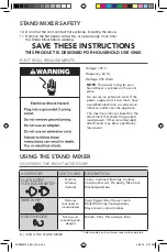 Preview for 4 page of KitchenAid 5KSM3311XBBM Manual