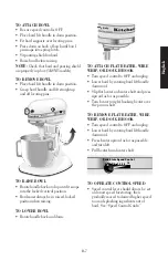 Предварительный просмотр 19 страницы KitchenAid 5KSM5 Instructions Manual