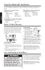 Preview for 20 page of KitchenAid 5KSM5 Instructions Manual