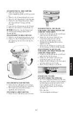 Preview for 43 page of KitchenAid 5KSM5 Instructions Manual