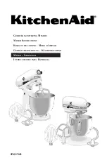 Preview for 49 page of KitchenAid 5KSM5 Instructions Manual