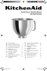 Preview for 2 page of KitchenAid 5KSM5SSB Use & Care Manual