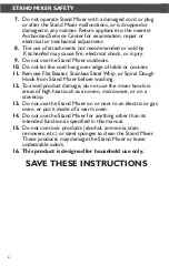 Preview for 4 page of KitchenAid 5KSM7586P Instructions Manual