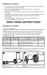 Preview for 4 page of KitchenAid 5KSMFGA Use & Care Manual