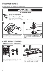 Preview for 6 page of KitchenAid 5KSMFGA Use & Care Manual