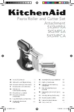 Preview for 1 page of KitchenAid 5KSMPCA Use And Care Manual