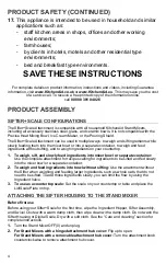 Preview for 4 page of KitchenAid 5KSMSFTA Owner'S Manual