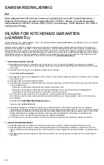 Preview for 74 page of KitchenAid 5KSMSFTA Owner'S Manual