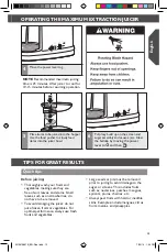 Preview for 13 page of KitchenAid 5KVJ0111 Manual