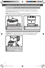 Preview for 12 page of KitchenAid 5KZFP11 Instructions Manual