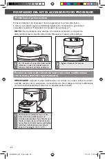 Preview for 66 page of KitchenAid 5KZFP11 Instructions Manual