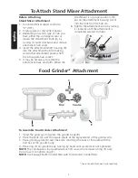 Предварительный просмотр 4 страницы KitchenAid 5SSA Instructions And Recipes Manual