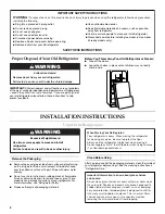 Preview for 2 page of KitchenAid 67003523-750 User Manual