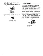 Preview for 8 page of KitchenAid 720-0733 Installation Instructions And Use & Care Manual