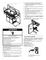 Preview for 6 page of KitchenAid 720-0745A (LP) Installation Instructions And Use & Care Manual