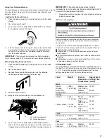 Preview for 27 page of KitchenAid 720-0826 Installation Instructions And Use & Care Manual