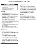 Preview for 71 page of KitchenAid 720-0891B Installation Instructions And Use & Care Manual