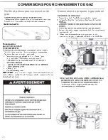 Preview for 72 page of KitchenAid 720-0893A KA Installation Instructions And Use & Care Manual