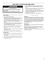 Preview for 11 page of KitchenAid 730-0336D Installation Instructions And Use & Care Manual