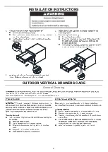 Preview for 9 page of KitchenAid 780-0017 Installation Instructions And Use & Care Manual