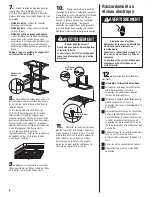 Предварительный просмотр 18 страницы KitchenAid (91.)(121.) Installation Instructions Manual