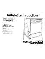 KitchenAid 9741183 Installation Instructions Manual preview