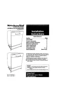 Preview for 1 page of KitchenAid 9743822 Installation Instructions Manual