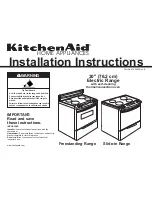 Preview for 1 page of KitchenAid 9752043 Installation Instructions