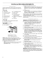 Предварительный просмотр 4 страницы KitchenAid 9759121A Installation Instructions Manual