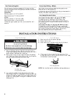 Preview for 8 page of KitchenAid 9759121A Installation Instructions Manual