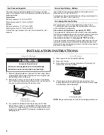 Preview for 8 page of KitchenAid 9759536B Installation Instructions Manual