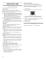 Preview for 12 page of KitchenAid 9760425A Installation Instructions And Use And Care Manual