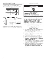 Предварительный просмотр 6 страницы KitchenAid 9763382 Installation Instructions And Use And Care Manual