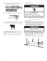 Preview for 8 page of KitchenAid 9763388 Installation Instructions And Use And Care Manual