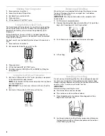 Preview for 8 page of KitchenAid 9871915B Use And Care Manual