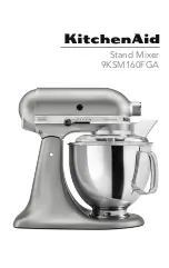 KitchenAid 9KSM160FGA Manual preview