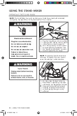 Preview for 10 page of KitchenAid 9KSM180 Series Manual