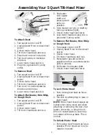 Preview for 7 page of KitchenAid ACCOLADE 400 Instructions And Recipes Manual